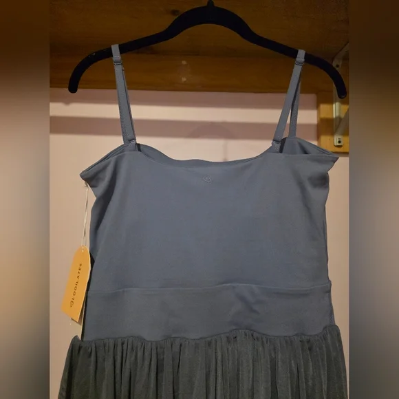 Blogilates Barre Active Romper Steel Blue Size M - Picture 10 of 16